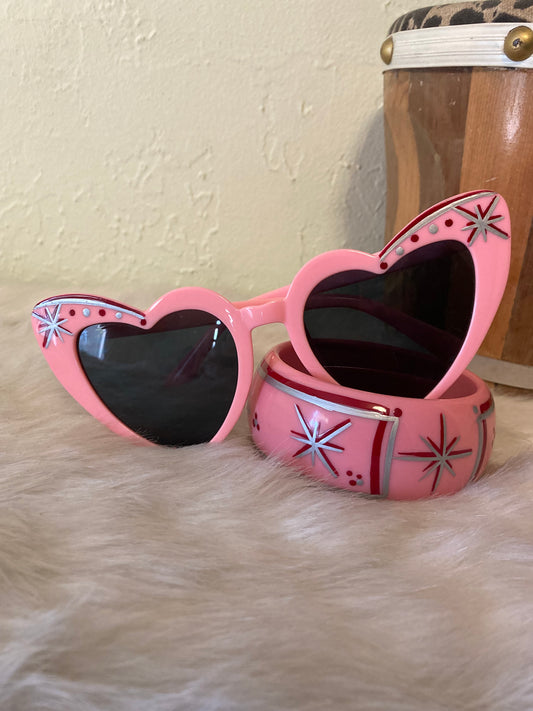 Bangle & Sunnies Set - pink set