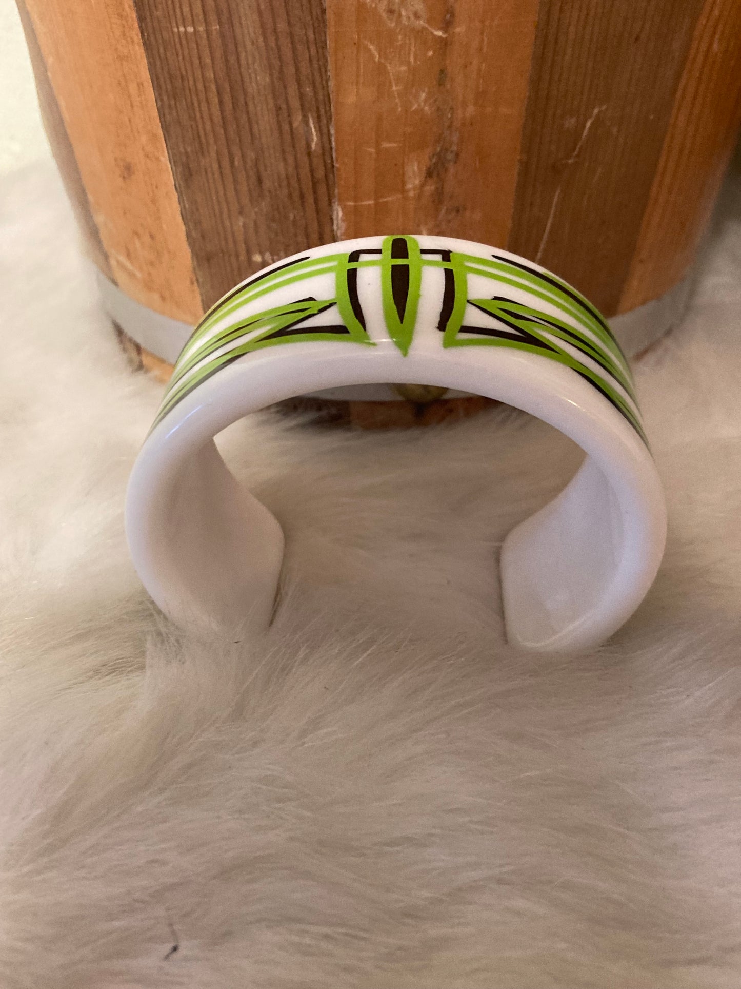 Hand Painted Bangle Cuff